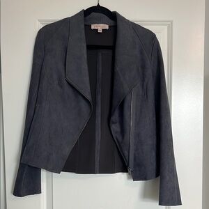 Philosophy Midnight Blue/Grey suede Women's Gray Jacket